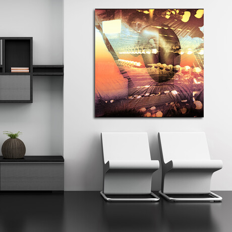 Electronic Ladyland By Radical (12"H x 12"W x 2"D)