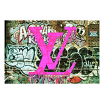 Louis On The Wall Pink By Radical (24"H x 16"W x 2"D)