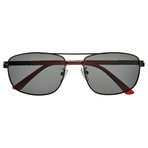Gotham Polarized Sunglasses // Black Frame + Black Lens