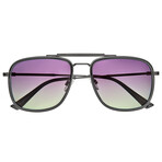 Flyer Polarized Sunglasses // Black Frame + Black Lens