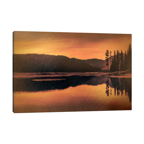 Sparks Lake Serenity by Don Schwartz (12"H x 18"W x 1.5"D)