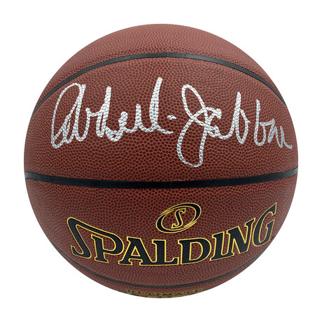 Kareem Abdul-Jabbar Autographed Spalding Basketball