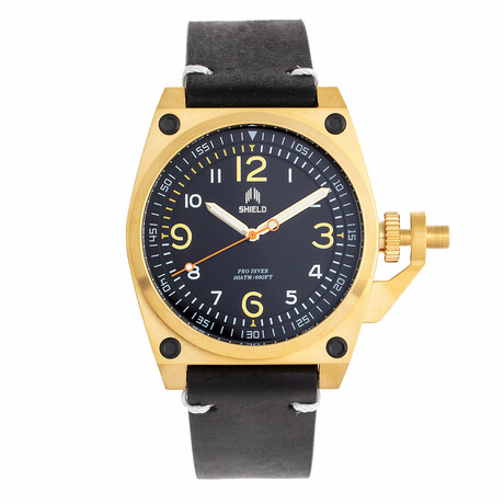 Shield Pascal Black + Gold Quartz // SLDSH102-5