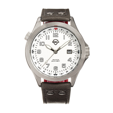 Shield Palau  Silver-Grey Quartz // SLDSH104-2