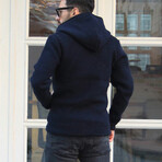 Premium Steel Knit Jacket // Navy (M)