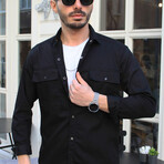 Seasonal Denim Shirt // Black (S)