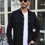 Seasonal Denim Shirt // Black (S)