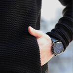 Premium Steel Knit Jacket // Black (L)