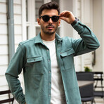 Suede Shirt Jacket // Patrol (S)