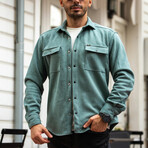 Suede Shirt Jacket // Patrol (S)