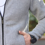 Premium Steel Knit Jacket // Light Gray (XL)