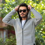 Premium Steel Knit Jacket // Light Gray (S)