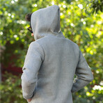 Premium Steel Knit Jacket // Light Gray (L)