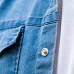 Fit Denim Shirt // Blue (XL)