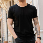 Oval-Cut Tee // Black (S)