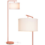 Montage Modern // LED Standing Floor Lamp (Antique Brass)