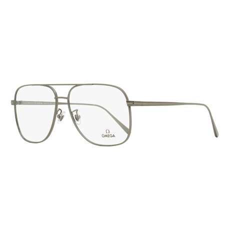 Omega // Men's Navigator OM5006H 008 Optical Frames // Gunmetal