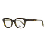 Omega // Men's Rectangular OM5004H 052 Optical Frames // Dark Havana Crystal