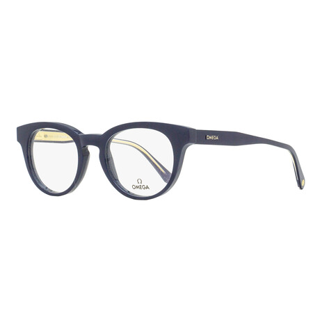 Omega // Men's Pantos OM5003H 090 Optical Frames // Blue Crystal