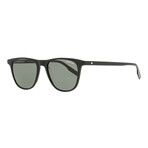 Montblanc // Men's Thin Frame MB0150S 001 Sunglasses // Black + Gray