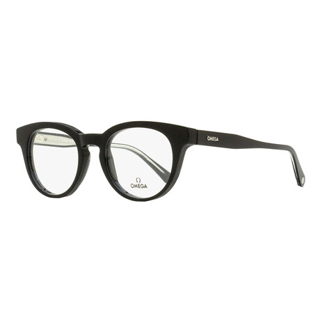 Omega // Men's Pantos OM5003H 001 Optical Frames // Black Crystal