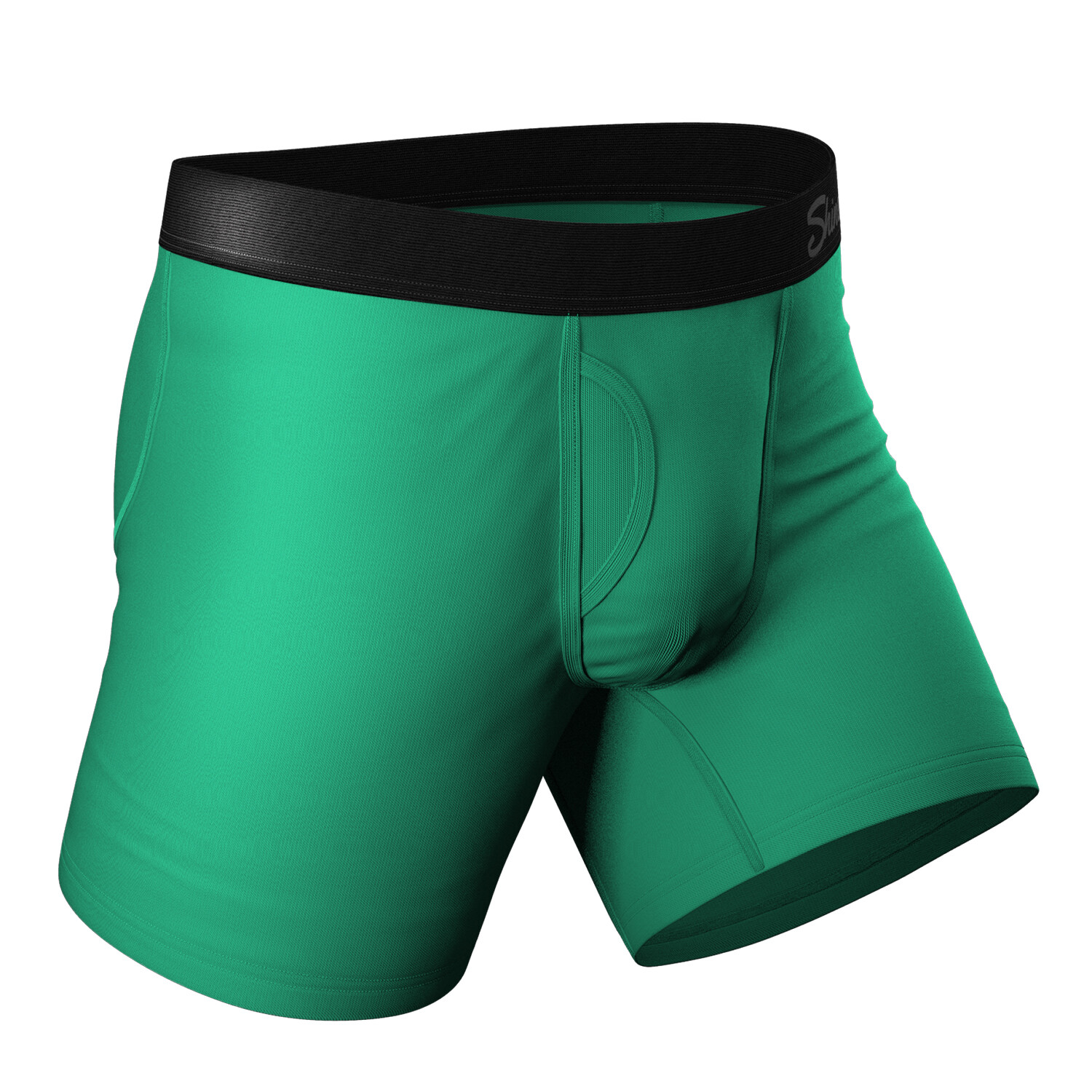 The Green Boys - Shinesty Men's Green Ball Hammock Pouch Underwear With Fly  XL 