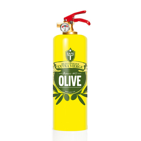 Safe-T Design Fire Extinguisher // Olive