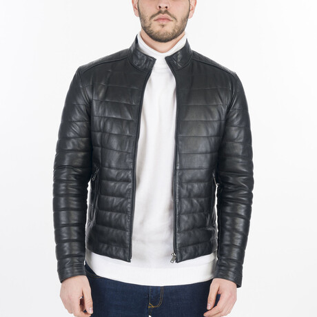 Emilio Leather Jacket // Black (XS)