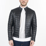 Emilio Leather Jacket // Black (L)