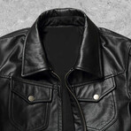 Nathaniel Leather Jacket // Black (L)