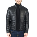 Emilio Leather Jacket // Black (M)