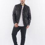 Isaac Leather Jacket // Black (3XL)