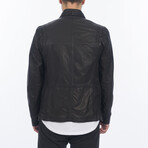 Isaac Leather Jacket // Black (L)