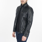 Adonis Leather Jacket // Black (S)