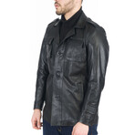 Evan Leather Jacket // Black (S)