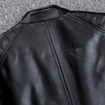 Ezra Leather Jacket // Black (L)