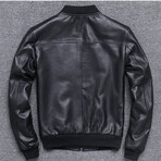 Carter Leather Jacket // Black (4XL)