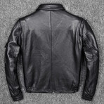 Evan Leather Jacket // Black (XL)