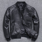 Carter Leather Jacket // Black (3XL)