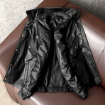 Matias Leather Jacket // Black (4XL)