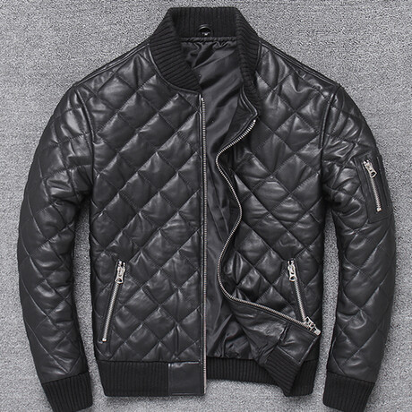 Jett Leather Jacket // Black (XS)