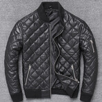 Jett Leather Jacket // Black (3XL)