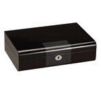 10 Watch Storage Case // Black + Carbon Fiber