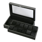 12 Watch Storage Case // Black