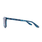 Unisex ASP Polarized Indigo Sunglasses // Blue + White