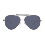 Unisex Orian Sunglasses // Silver, Black