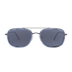 Unisex Roosevelt Polarized Sunglasses // Lapis Blue + Blue