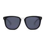 Unisex Samson Sunglasses // Matte Black + Silver