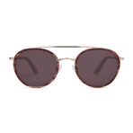 Unisex Journey Money Penny Sunglasses // Brown + Burgundy