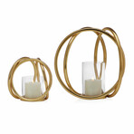 Trinity Candle Holder // Gold (Small)